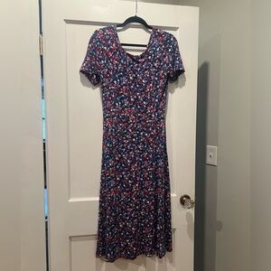 Floral Draper James Midi T Shirt Dress Size S